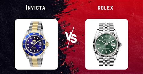 rolex vs invicta 2024